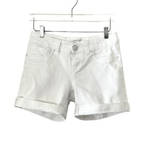 Seven7 Jeans Women's White Jean Shorts Size 6